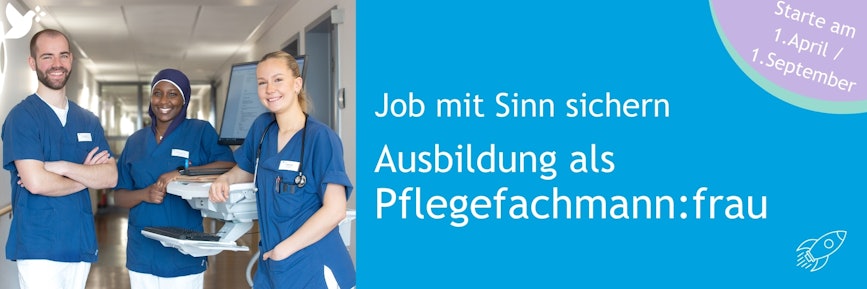 Starte Deine Ausbildung als Pflegefachfrau:mann im Raum Düsseldorf
